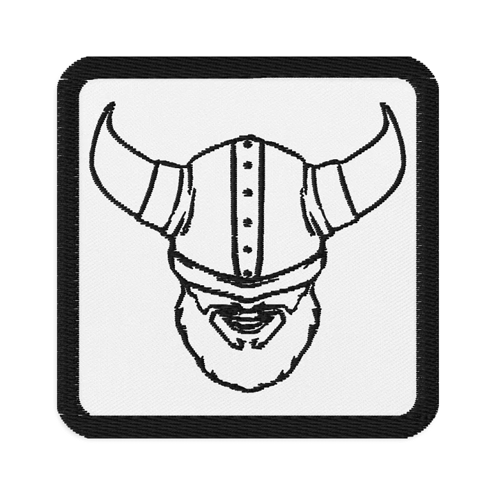 Monochrome Light Mode Viking Patch product image (1)