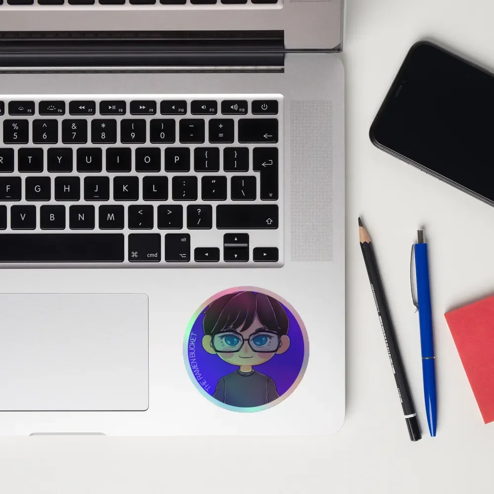 Ramen the Grocery Cat Holo Sticker product image (12)