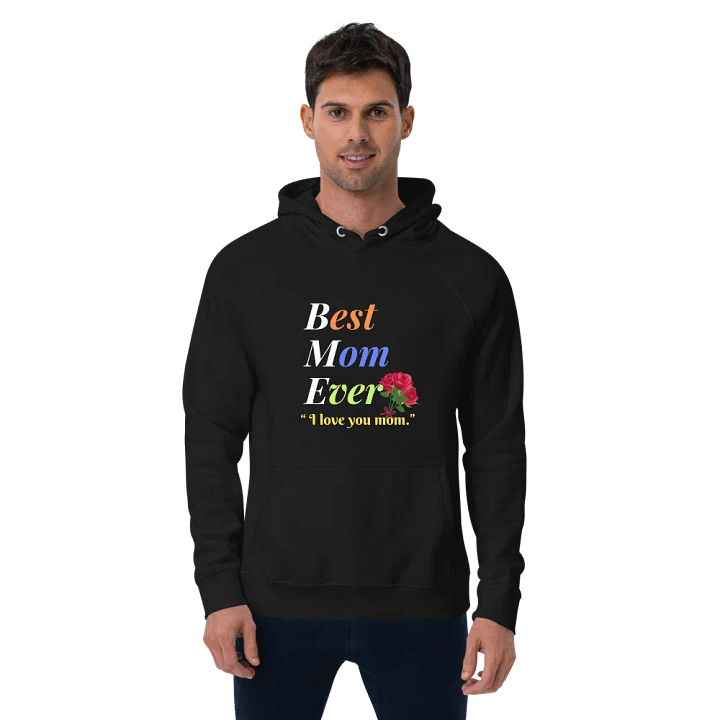 Best Mom Ever SOL'S Unisex Eco Raglan Hoodie product image (1)