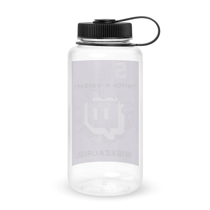 5 year twitch-a-versary Water Bottle product image (2)