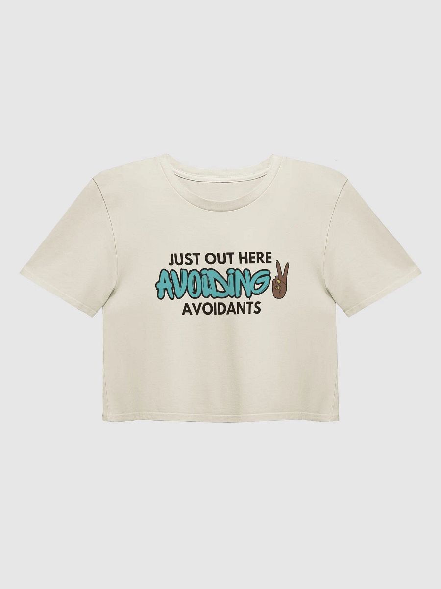 Avoiding Avoidants - premium CROP t-shirt product image (1)