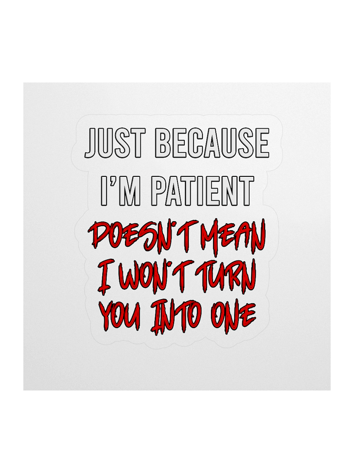 Patient - Sticker product image (2)