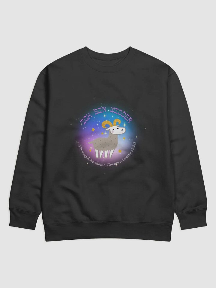 Ich bin Widder Sweatshirt product image (1)