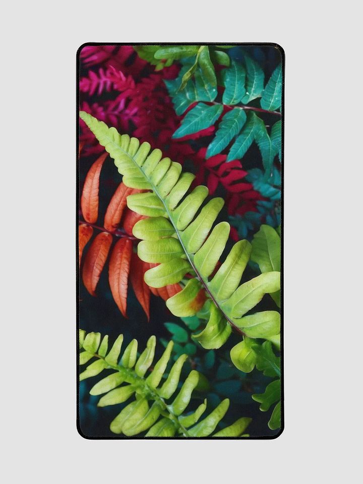 Tropical Fern Leaves Desk Mat product image (2)