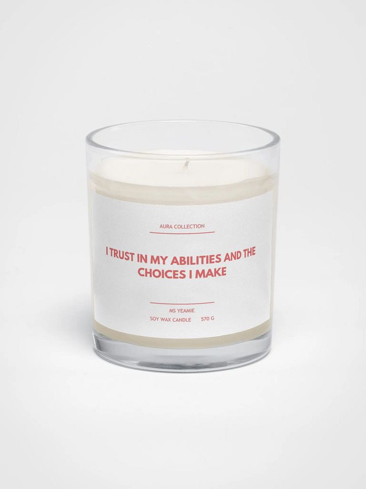 AURA COLLECTION Soy Wax Candle: Trust Your Abilities product image (1)
