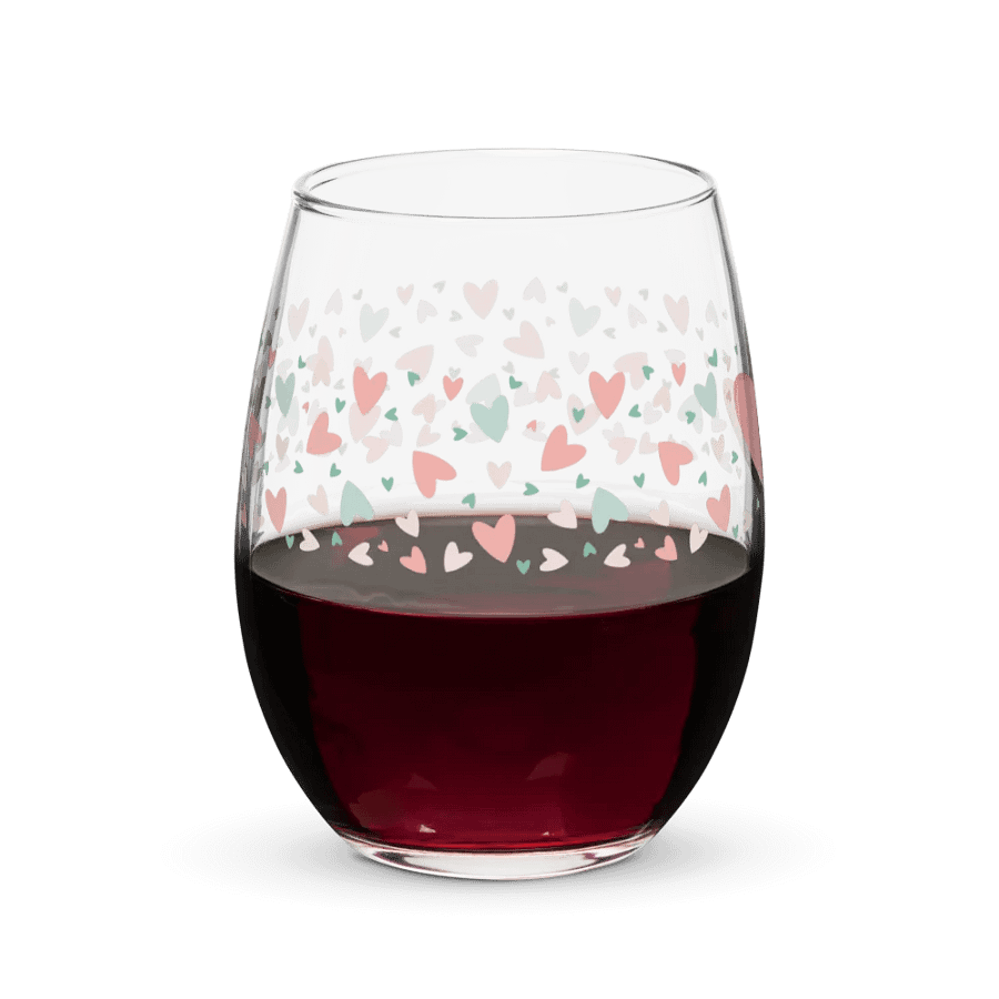 Scattered Hearts Wine Glass product image (8)