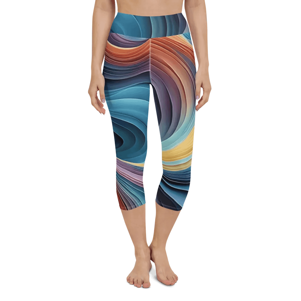 Swirl Bliss Capri Leggings product image (1)