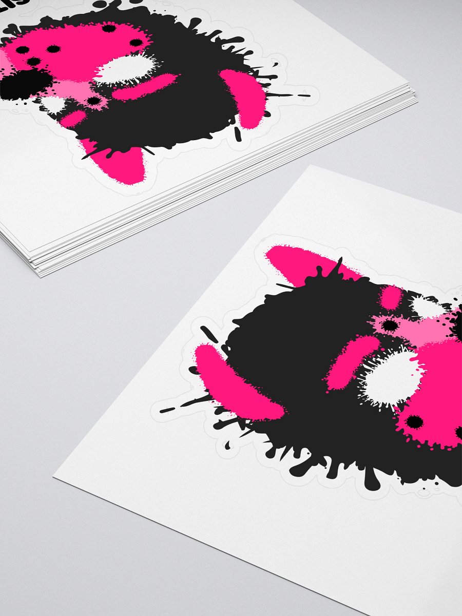 Pup Splatter Sticker - Pink product image (4)
