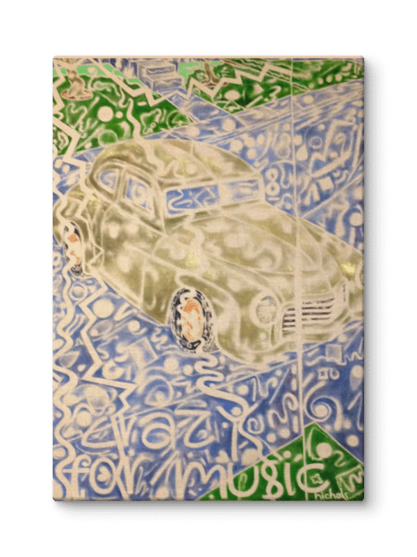 Crazy for Music (1993) on Canvas (28" x 40") product image (1)