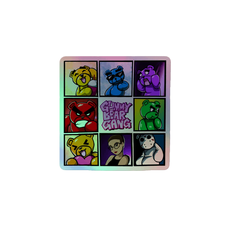 GBG Holographic Sticker Sheet product image (2)