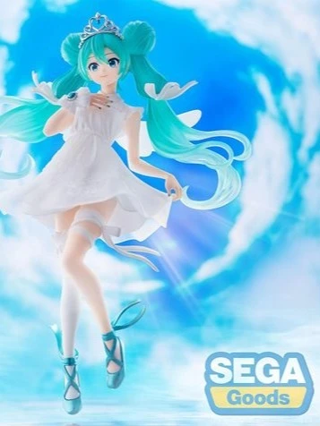 Vocaloid Hatsune Miku 15th Anniversary KEI Version Super Premium Statue - Sega Collectible Figure product image (7)