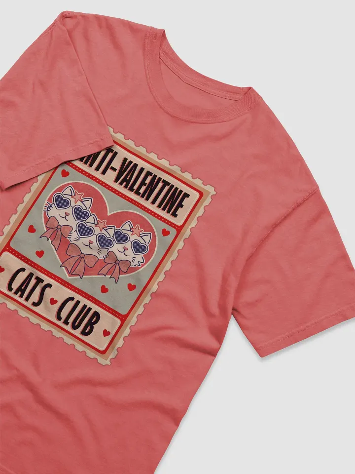 Galentine Cats Club -Comfort color tee product image (4)