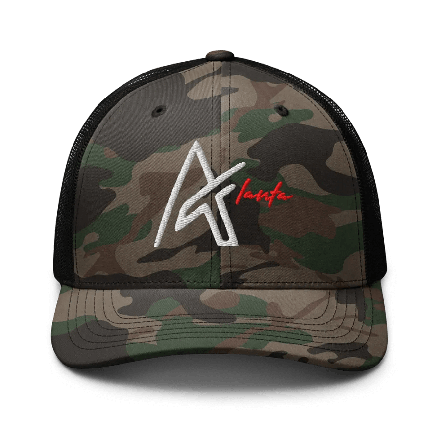 Atlanta Camouflage Trucker Hat product image (1)