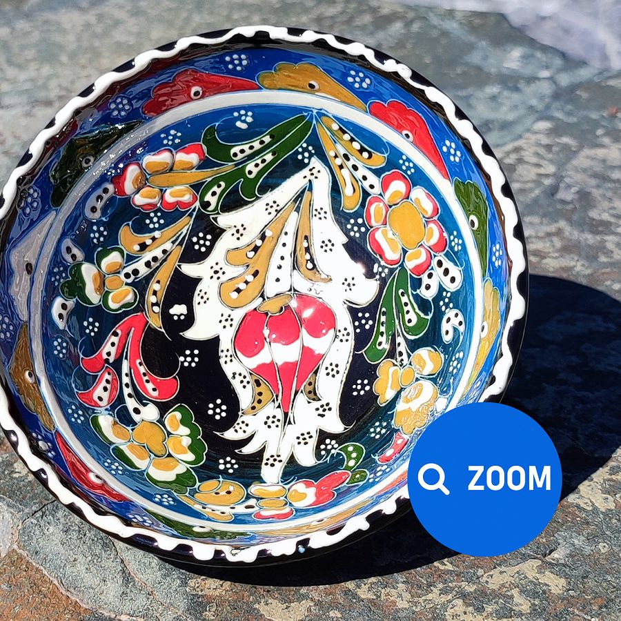Handcrafted 12cm Ceramic Bowl – Unique Artisanal Pottery for Home Decor product image (8)