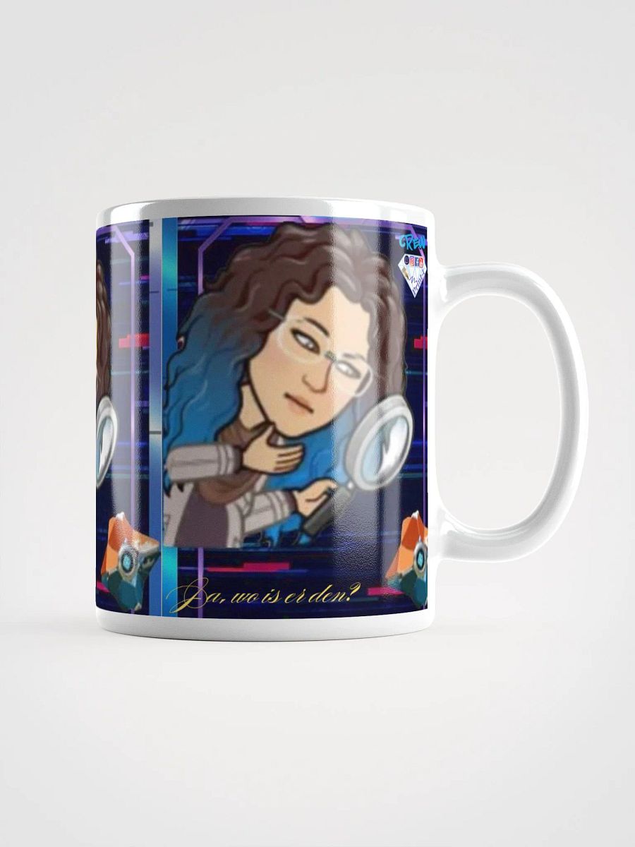 Weiß glänzende Tasse, the Gost, ja, wo is er den? product image (3)