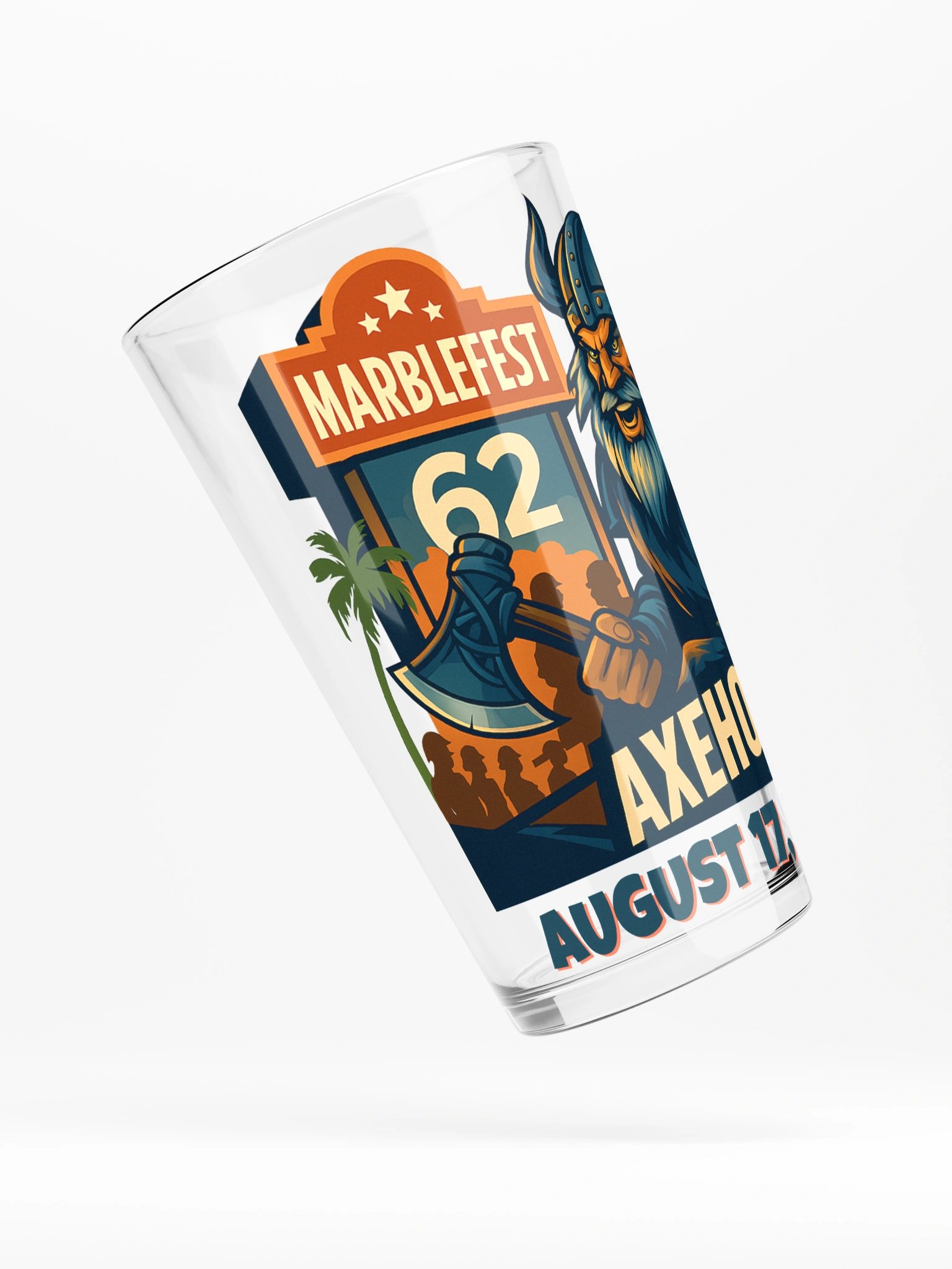 Marblefest62 Axeh0le75 Pint Glass product image (4)