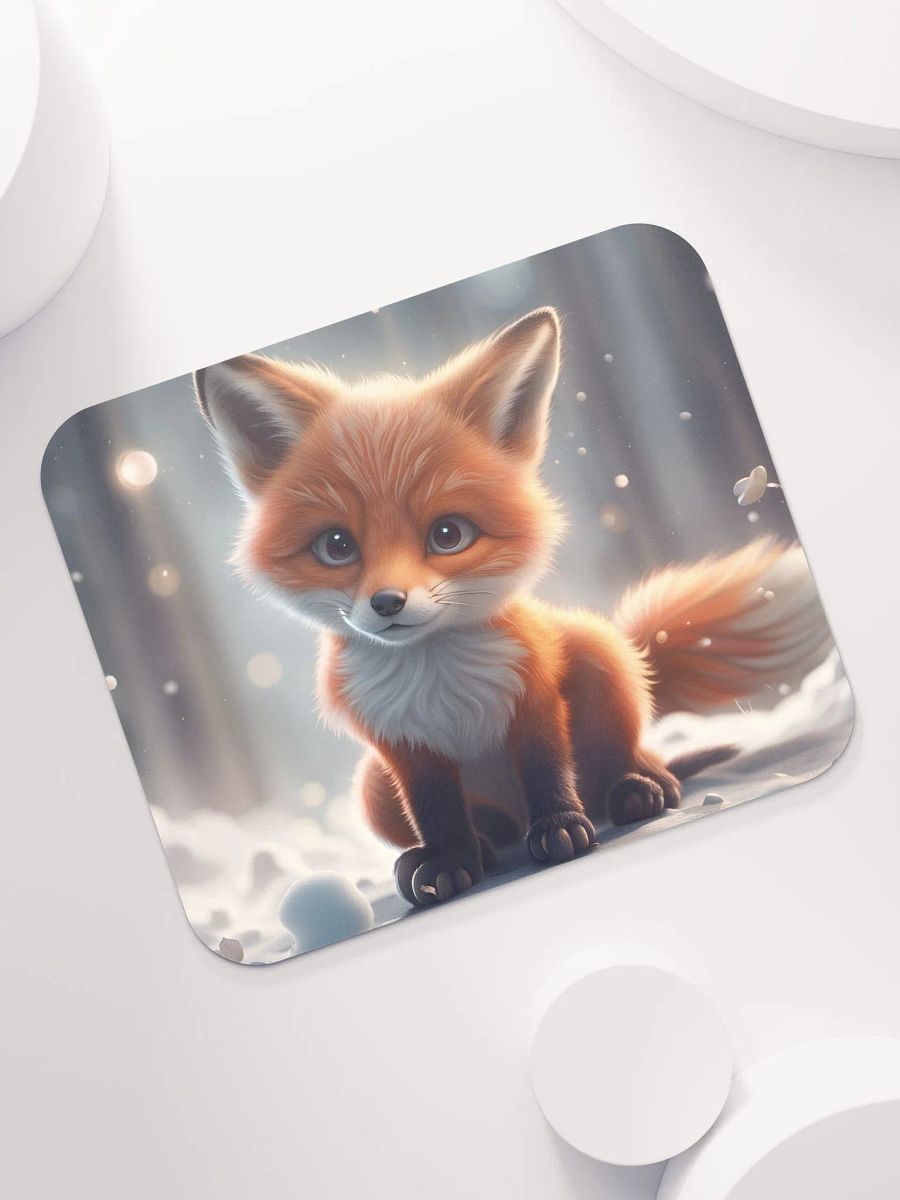 Fox Snow Mouse Pad product image (7)