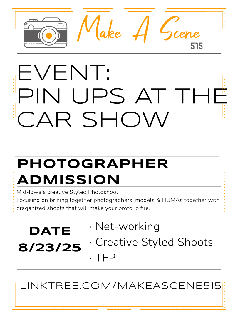 Pin Ups at the Car Show Photographer Ticket product image (1)