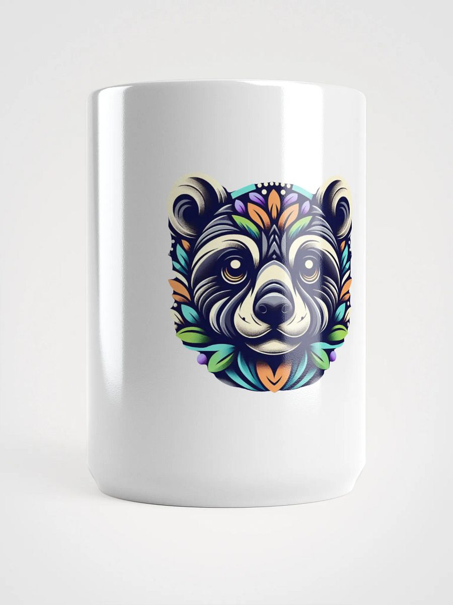 Tribal Bear White Glossy Mug product image (1)