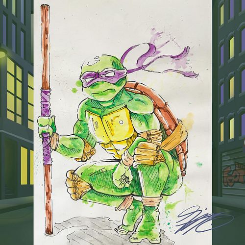 Watercolour print series coming soon!!.
.
.
#watercolour #tmnt #teenagemutatninjaturtles #donatello #sketch #drawing #art #ar...