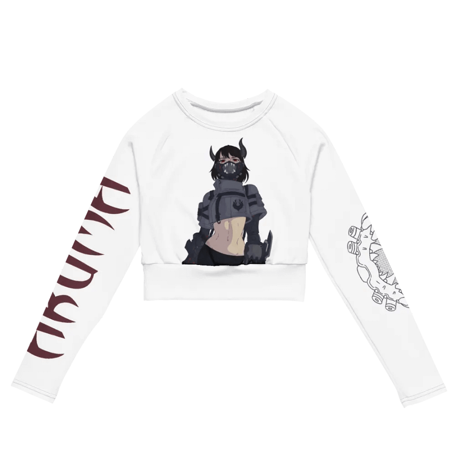 Cyber Oni All-Over Print Crop Top product image (1)