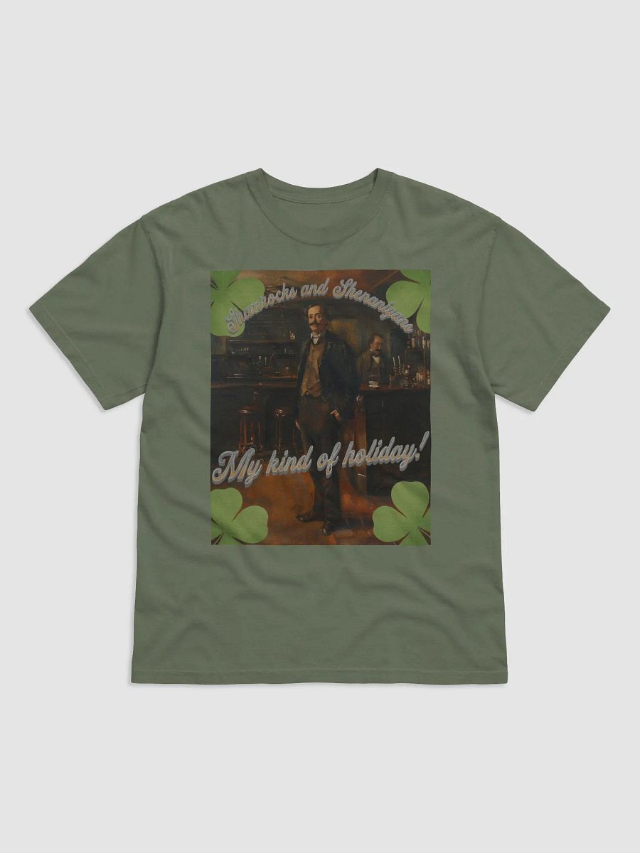 St. Patrick's Day Heavyweight Unisex Crewneck T-shirt product image (1)