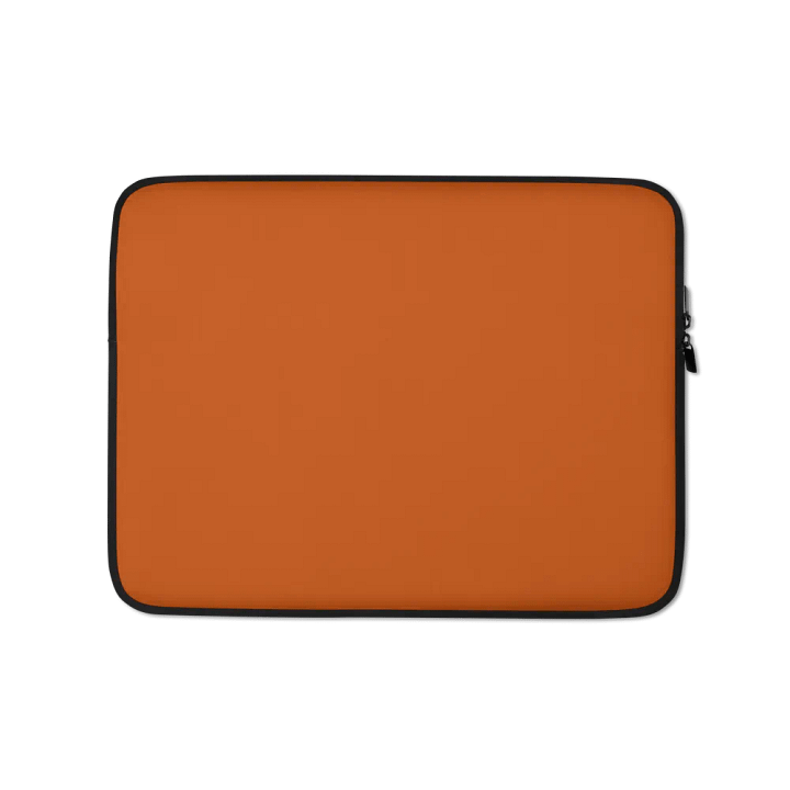 Burnt Orange Laptop Sleeve product image (1)