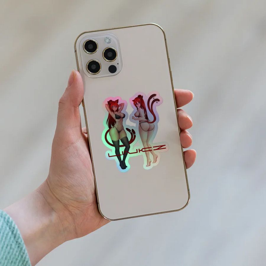 Dual Linkz Holographic Sticker product image (8)