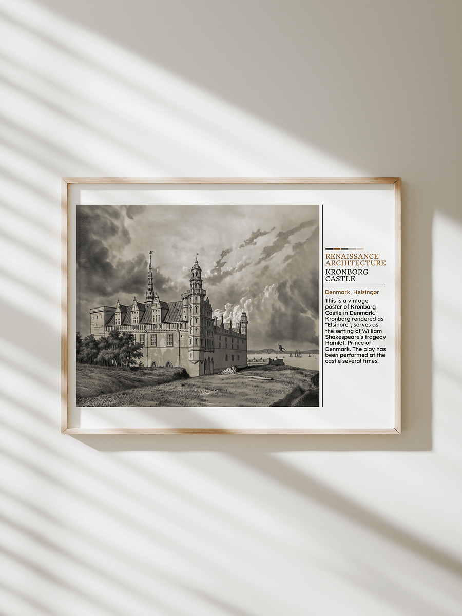 Kronborg castle - Vintage poster - Landscape product image (4)