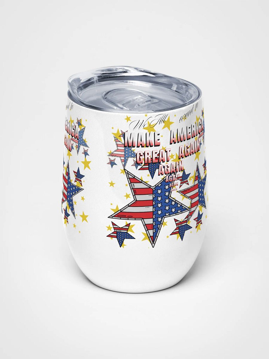 Maga again Wine Tumbler for moms dads colleagues product image (5)