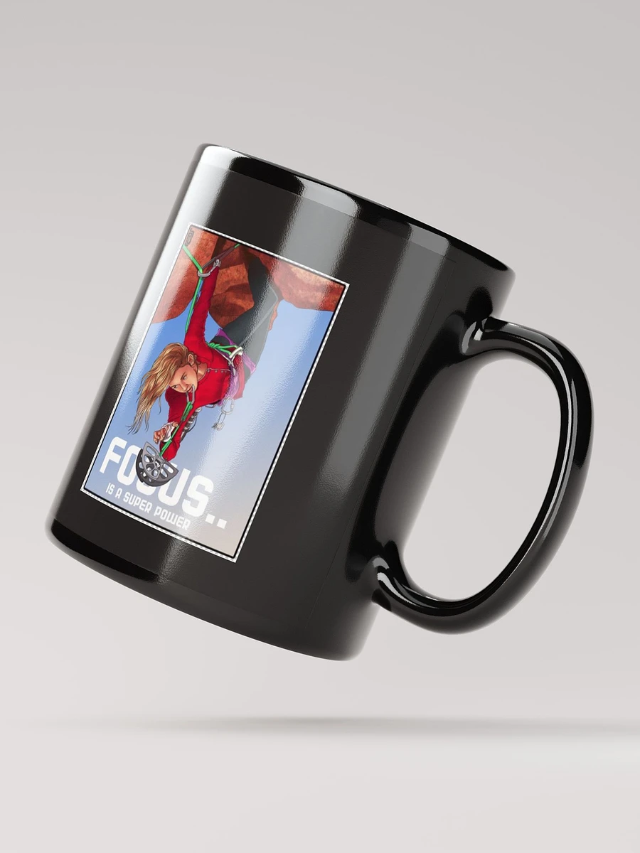 11oz 15 oz Coffee Tea Mug Focus is a Superpower Rock Climber Edition product image (2)