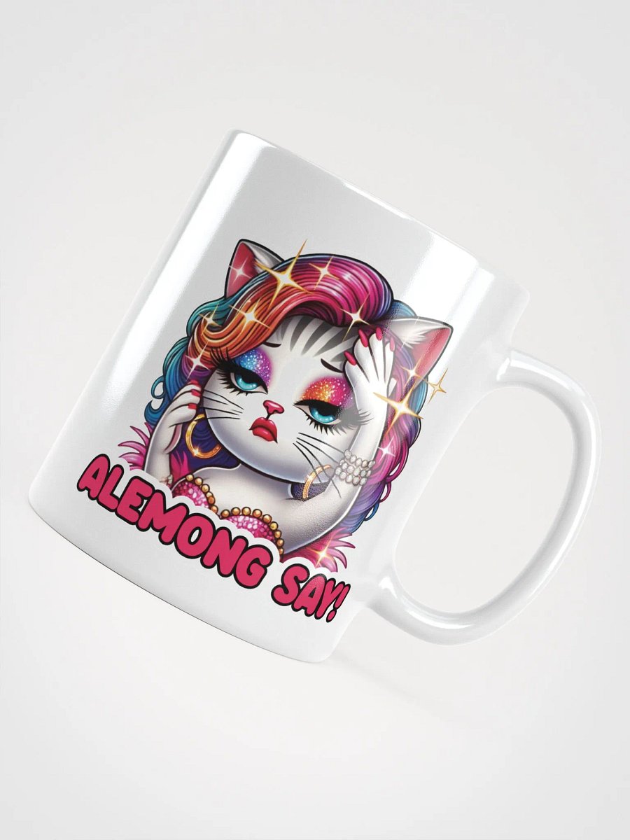 Alemong Say! White Glossy Mug product image (11)