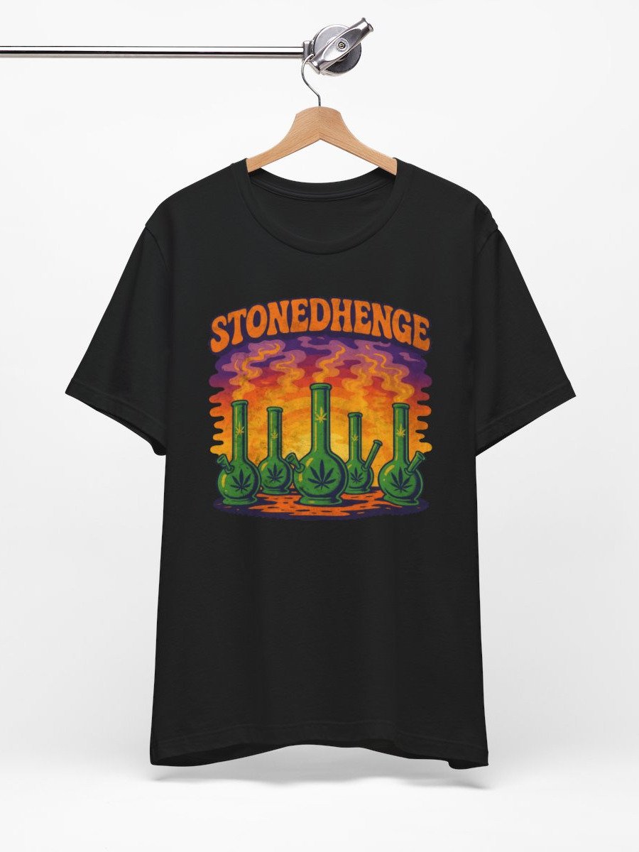 Stonedhenge T-Shirt – Funny Weed Shirt for 420 Stoners and Smokers product image (64)