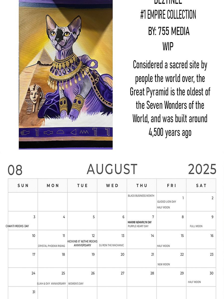 WE THRIVE IN 2025 CALENDAR product image (7)