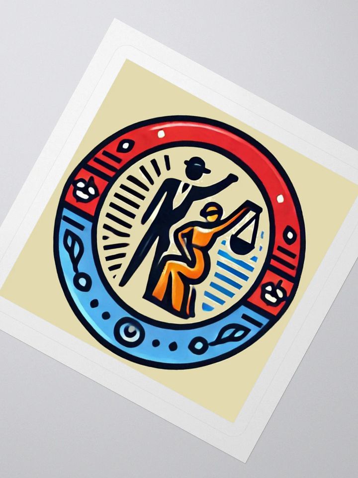 Justice Scales Emblem Stickers product image (6)