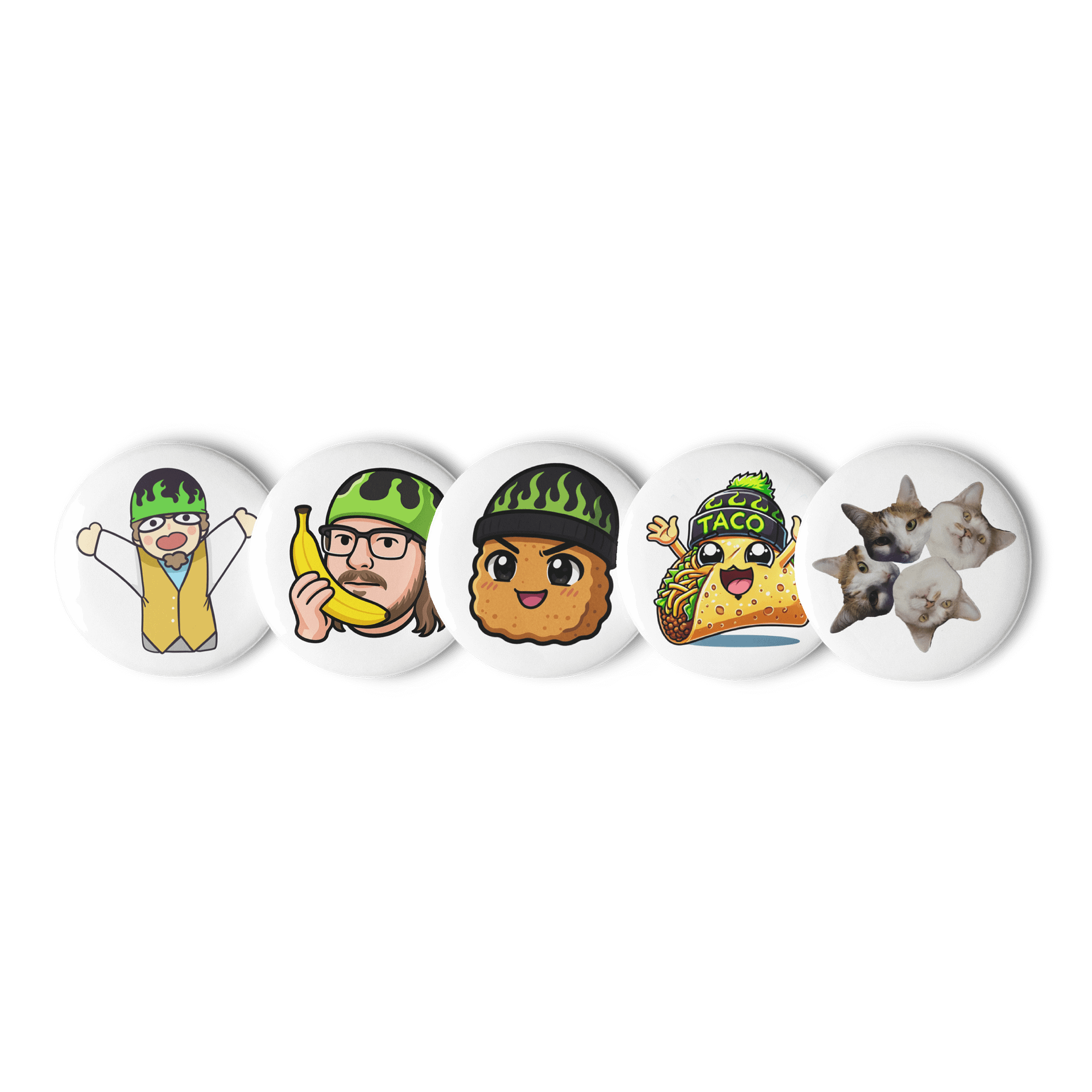 Emote Button Set 1 product image (1)