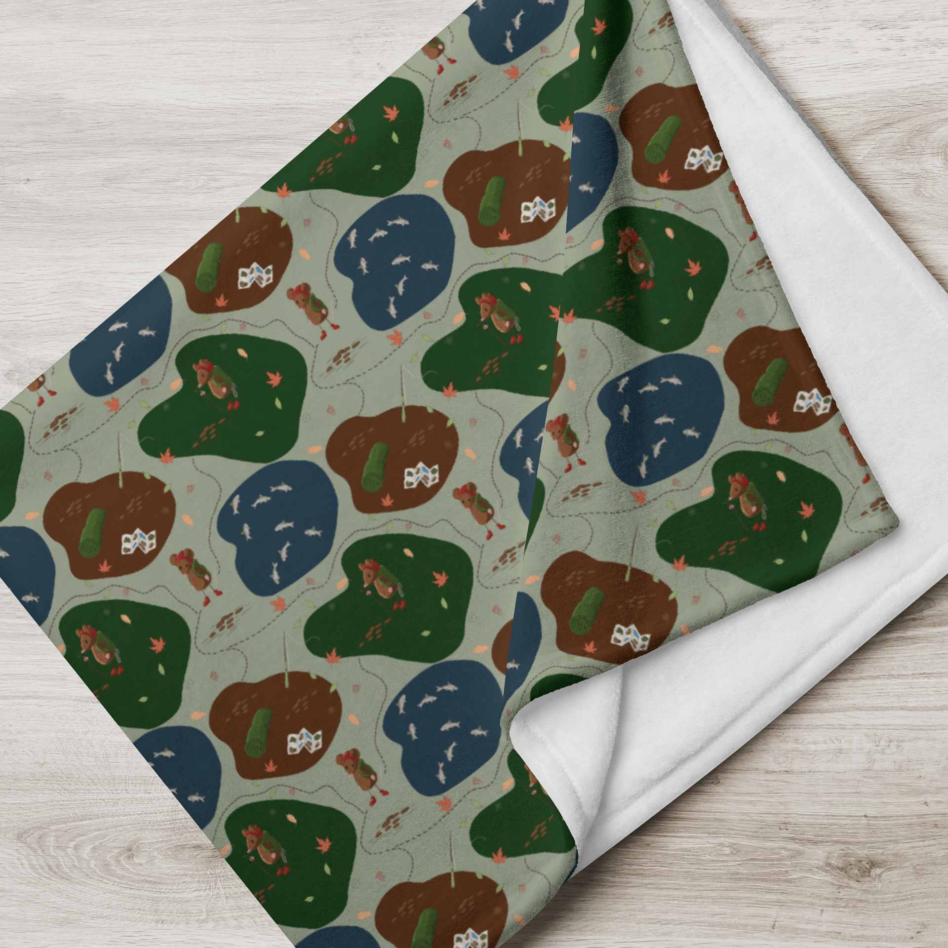 Adventure Mouse Fleece Blanket product image (2)