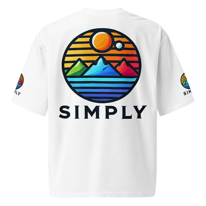 Simply Me Mountain Oversized Tee product image (2)