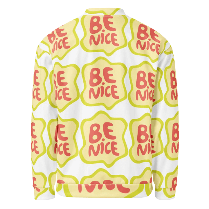 BE NICE All-Over Bomber Jacket product image (2)