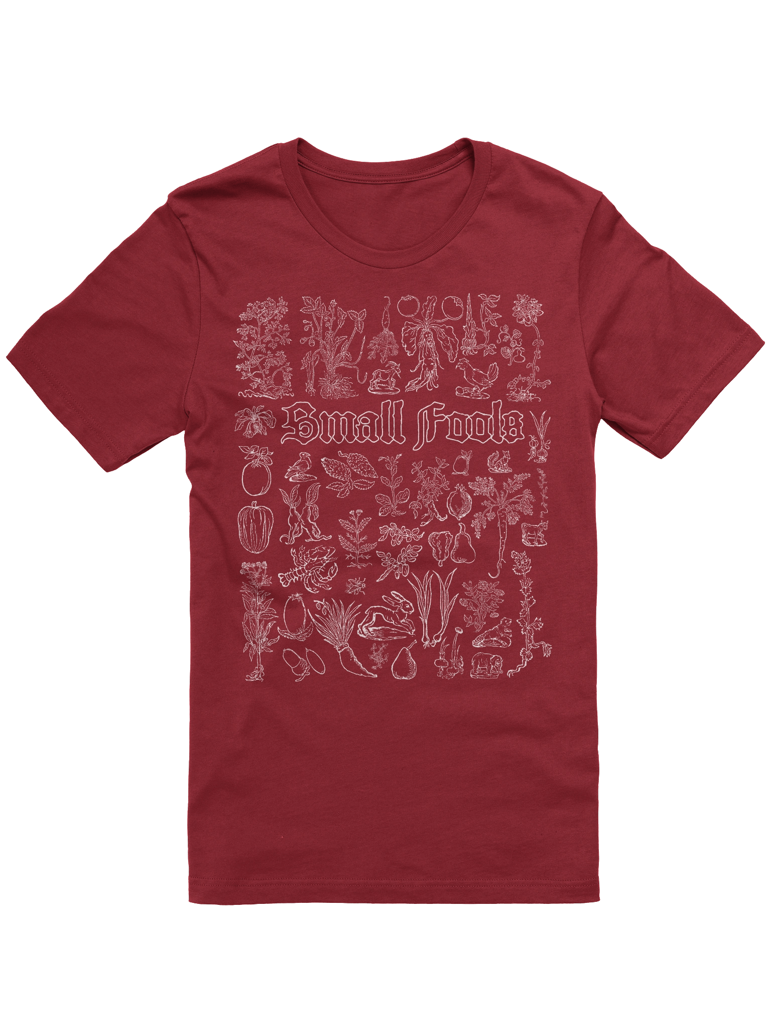 16th-Century Veggie Shirt (White Print) product image (49)