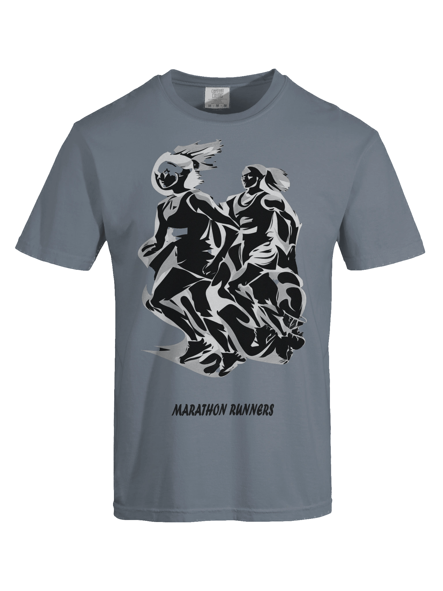 Marathon Runners Heavyweight Cotton T-Shirt product image (76)