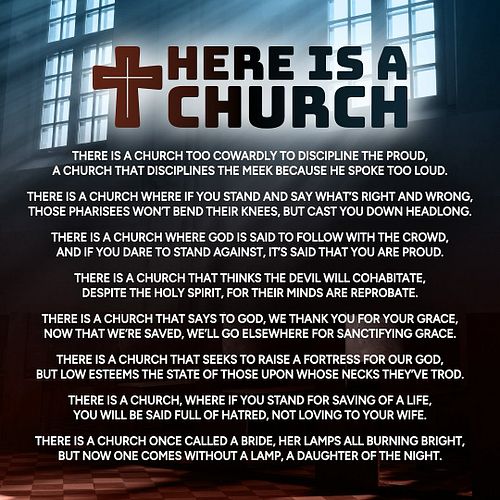 There is a Church in Need of Reformation
#reformationday #reformation 
1/ Respect of Persons
2/ Virtue-Signalers
3/ Tyrants a...