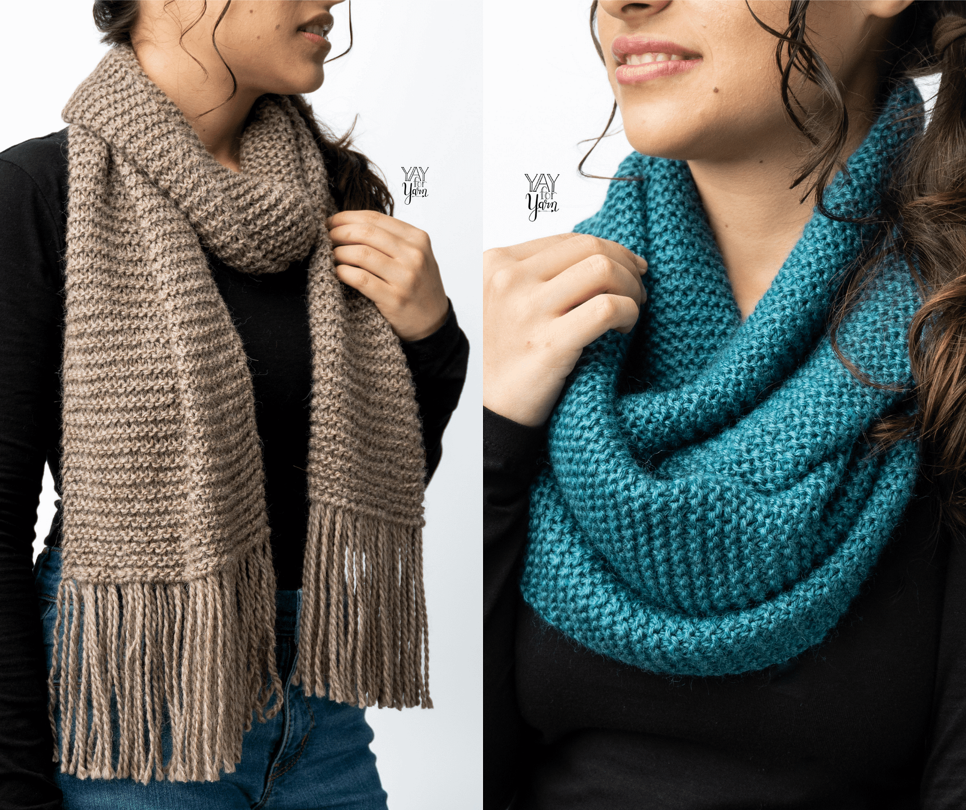 How to Knit a Scarf - PDF Knitting Pattern & Video Tutorial for Beginners product image (1)
