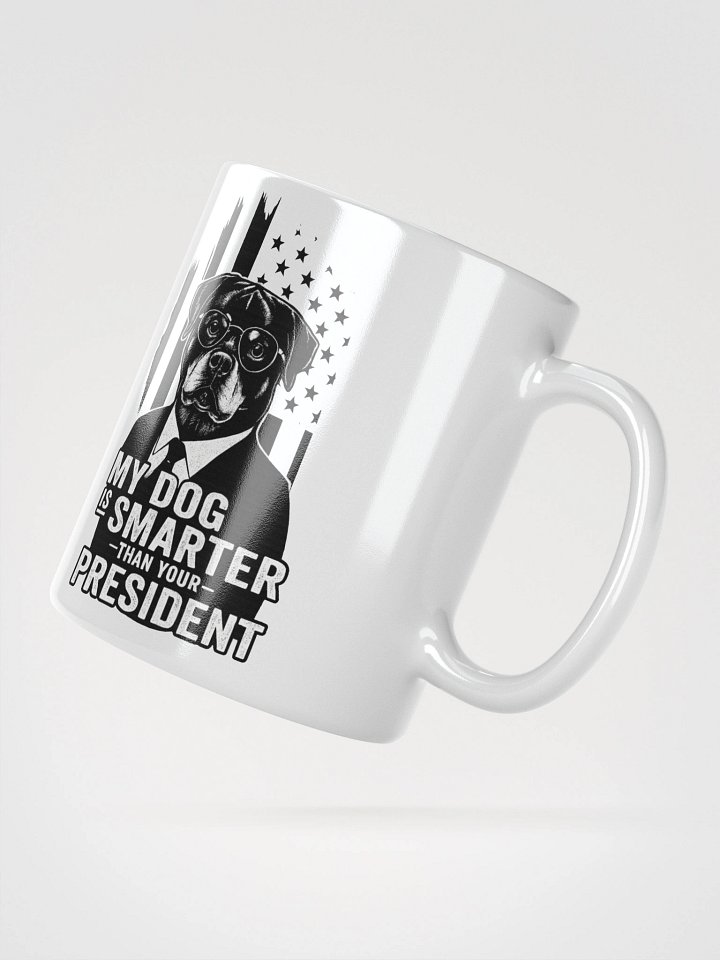 Smart Rottweiler White Glossy Mug product image (2)
