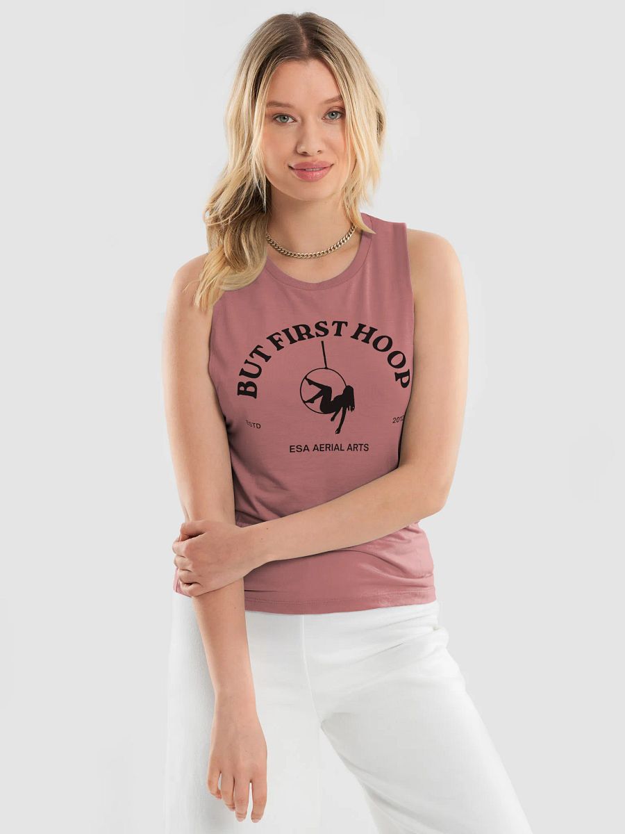 But First Hoop Silhouette Flowy Tank product image (8)