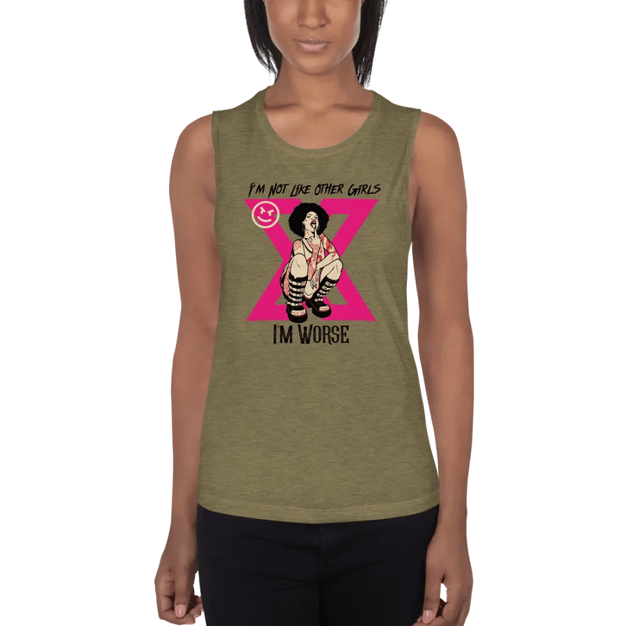 Im Not Like Other Girls Womens Tank-Afro Anne product image (9)