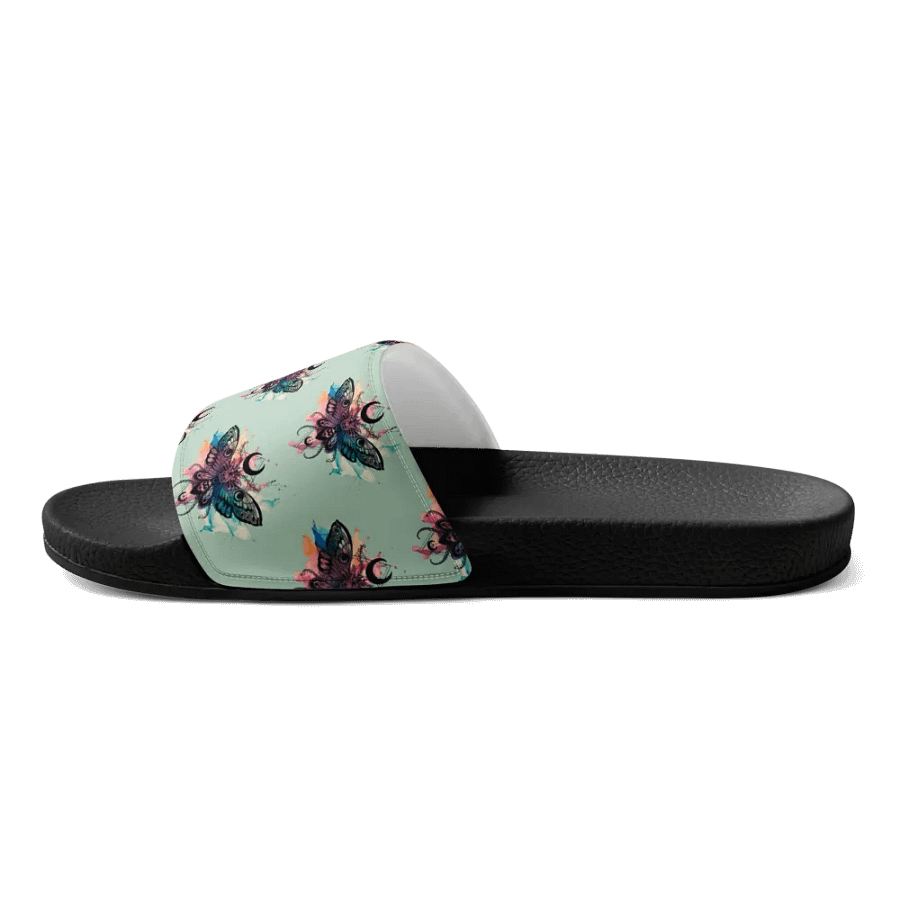 Skull Moth Comfort Women's Slides product image (7)