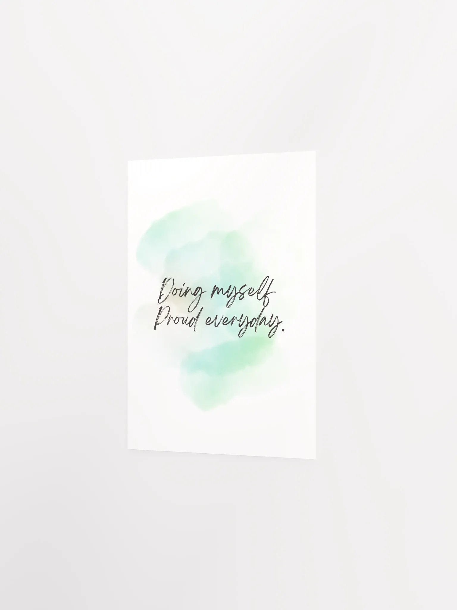 Doing Myself Proud Everyday Motivational Print product image (4)