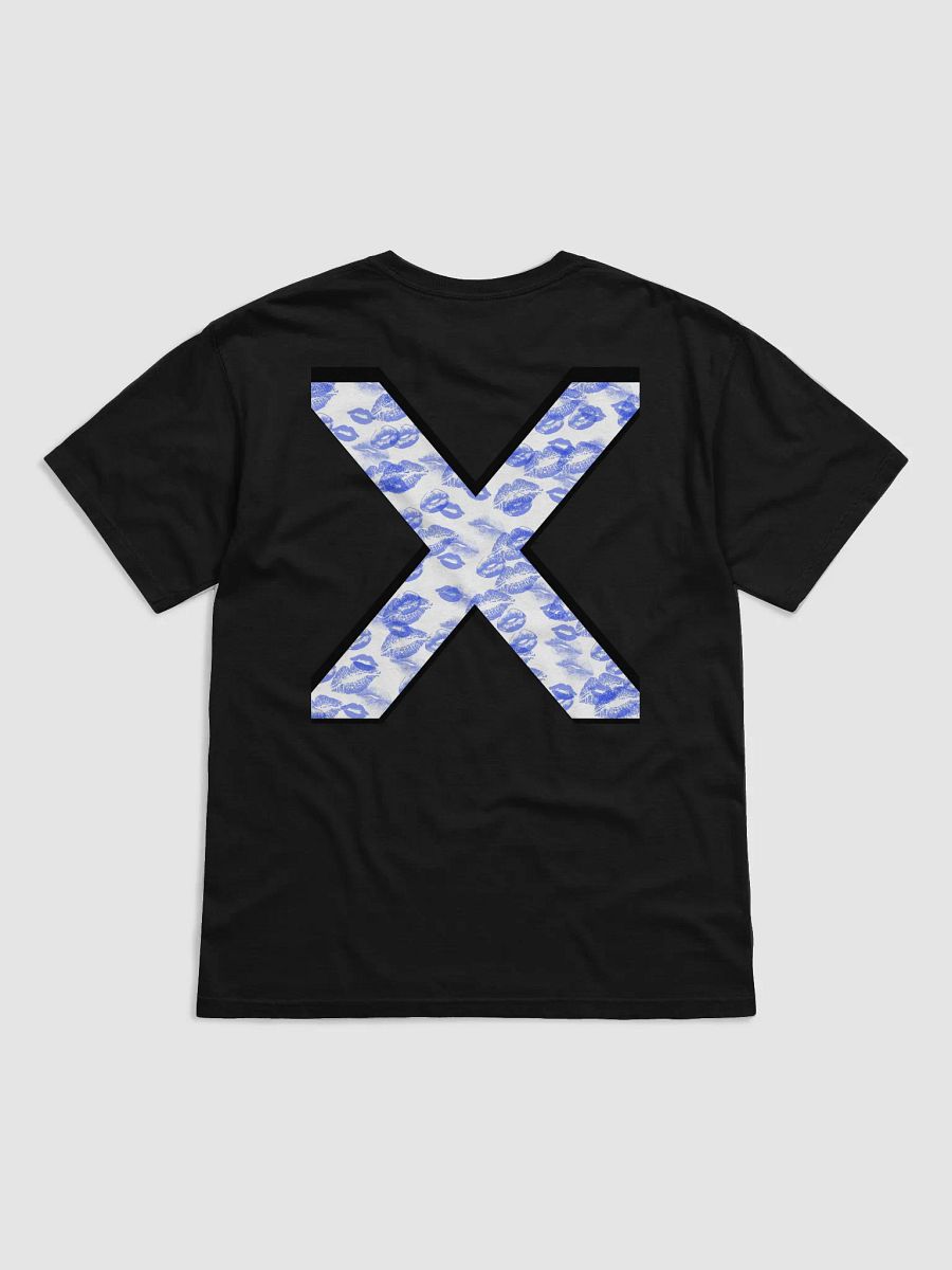 White X Blue Lipstick Kisses Shirt product image (21)