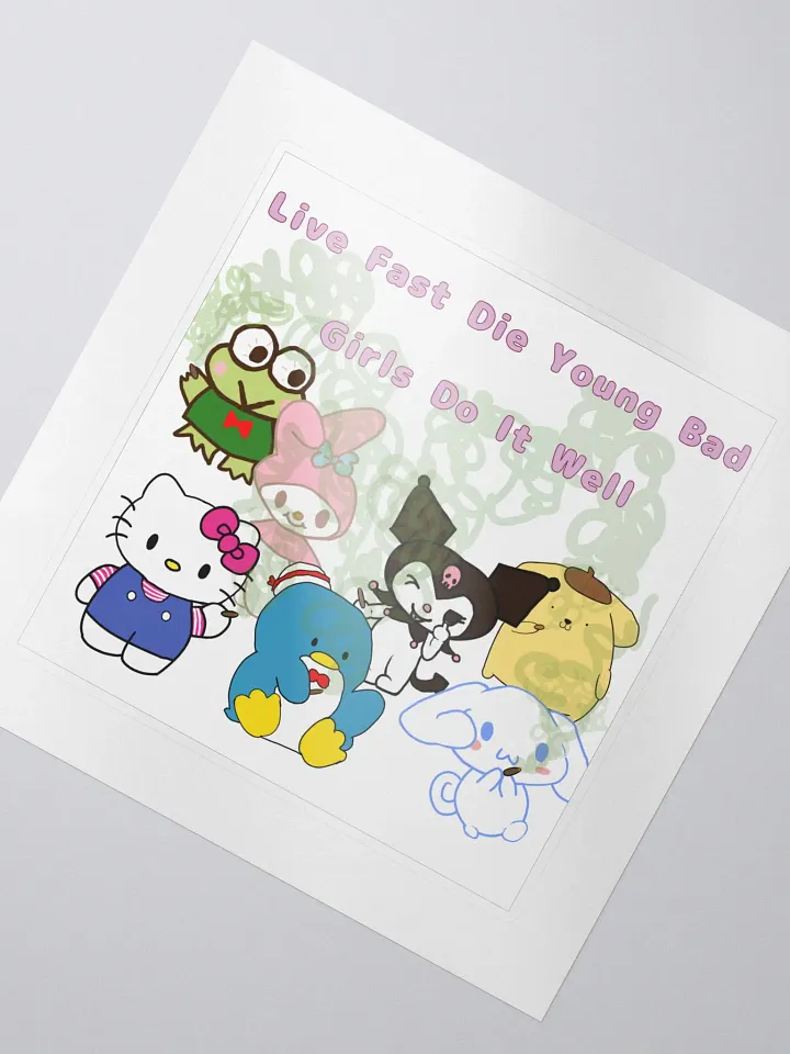 Smoking Sanrio Character Set Sticker product image (2)